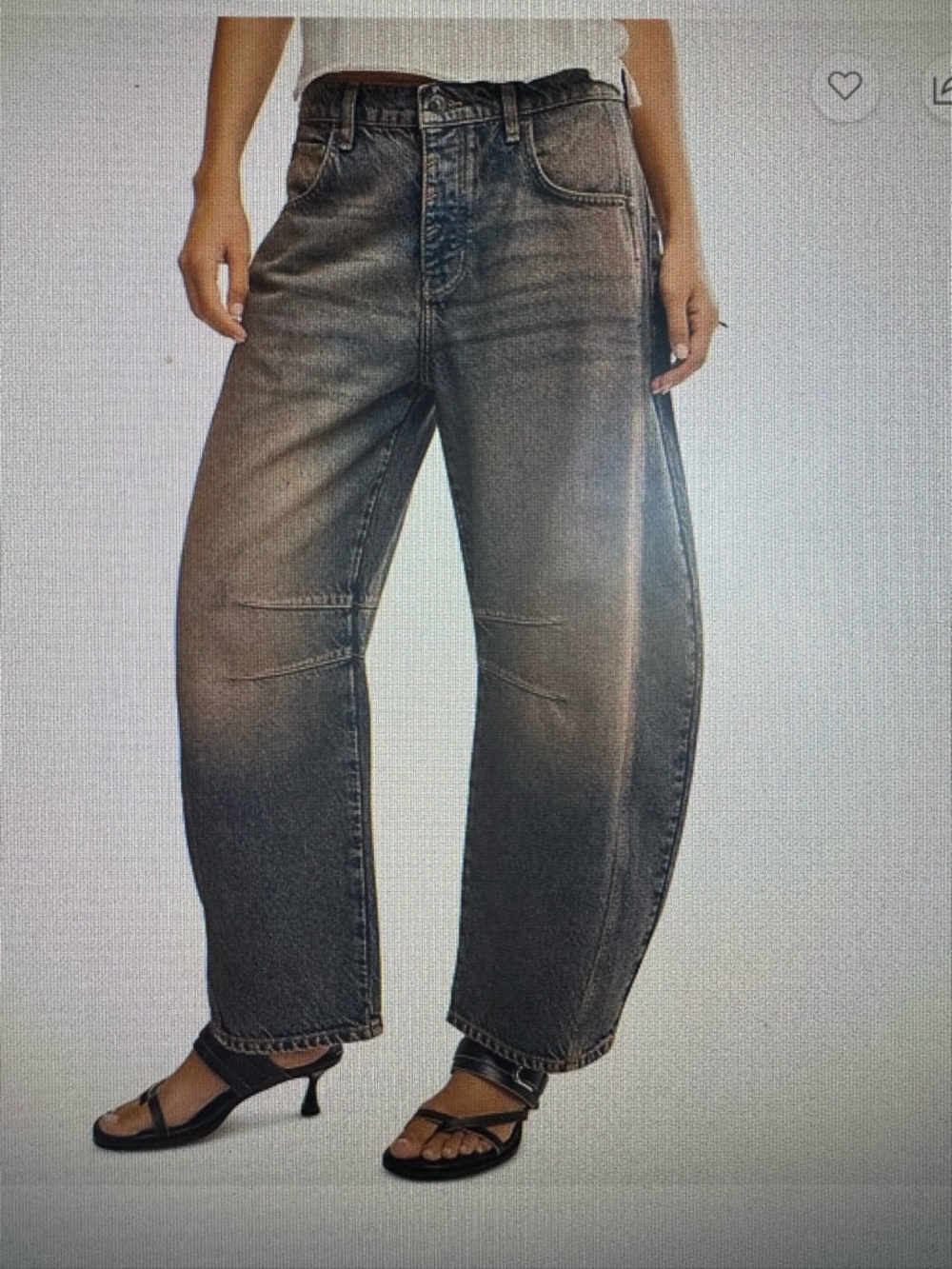 We The Free Washed Black Boyfriend Jeans
